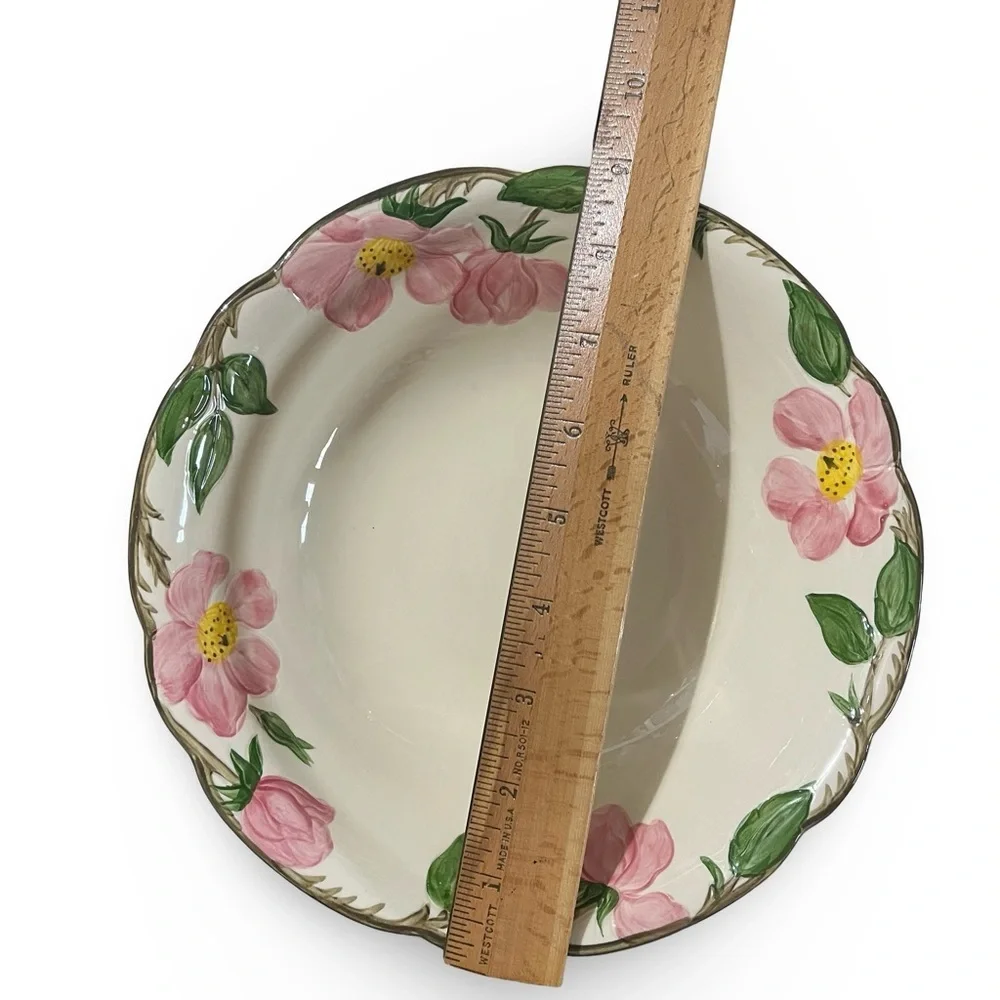 Vintage Franciscan Desert Rose 3 Piece Serving Dish Set Made in USA
